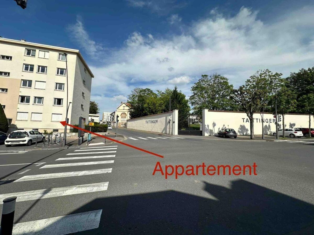 Au Coeur Du Quartier Taittinger Apartment Реймс Екстериор снимка